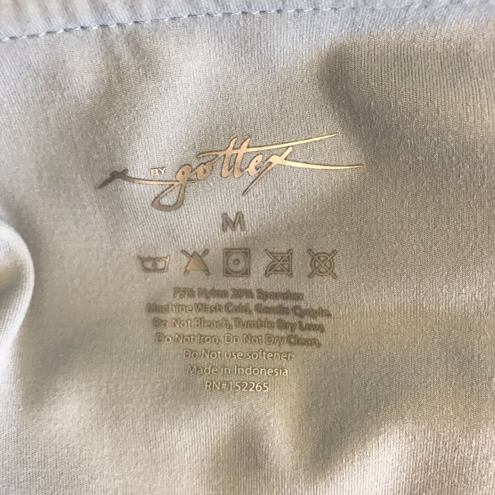 X By Gottex Women's Light Blue High Rise Active Workout Legging Size M - Picture 5 of 6